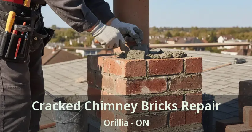 Cracked Chimney Bricks Repair Orillia - ON